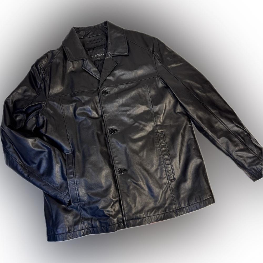 M. Julian Genuine Leather Jacket | XL | Quilted Lining